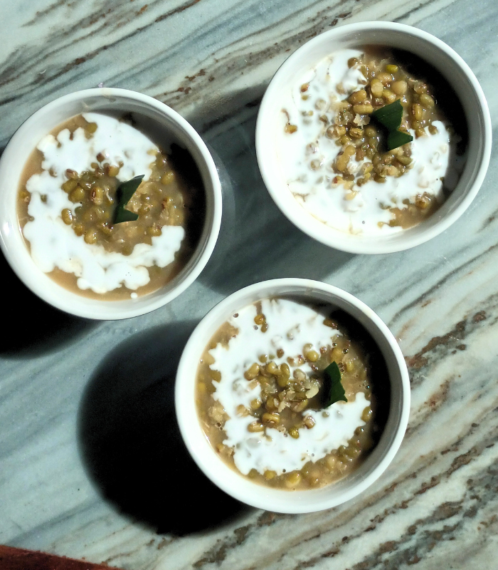 Taste of Home: Mung-Bean Sweet Porridge or Soup Dessert Recipe (Bubur Kacang Hijau)