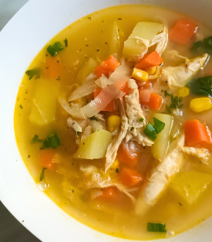 Homey Chicken and Vegetable Soup Recipe